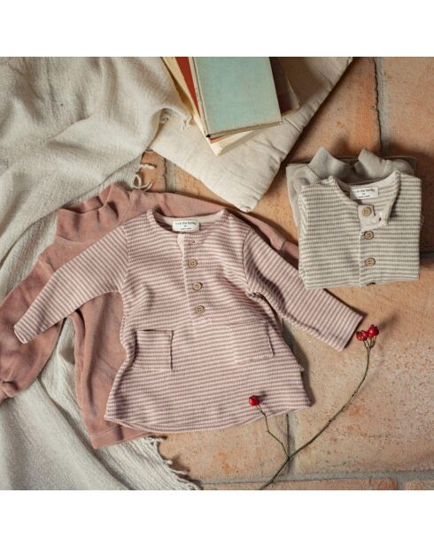 Robe Velours Rudra mauve