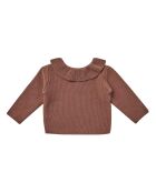 Pull en Coton Bio Gauffré brun