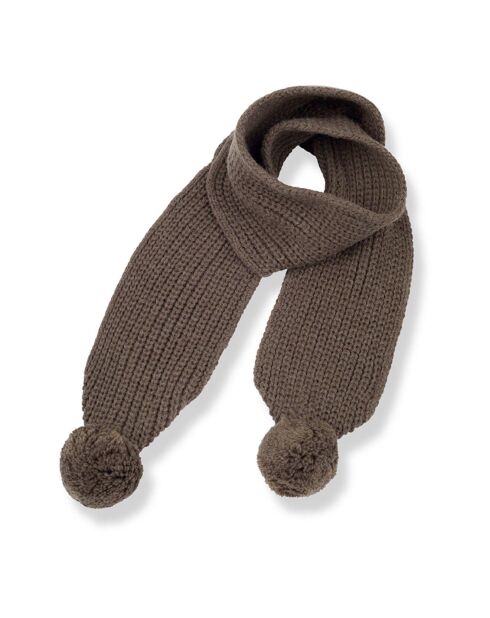 Echarpe Tricot Nele marron