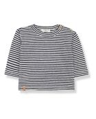 T-Shirt Rayé en Lin mélangé Mikel bleu marine