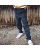 Pantalon en Velours Côtelé Marlito bleu marine