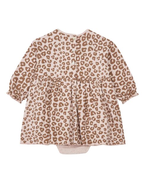 Robe-Body Maille Lurex rose