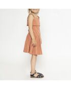 Robe Lis en  Coton Bio orange