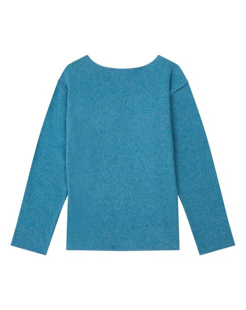 Pull Maille Poche bleu