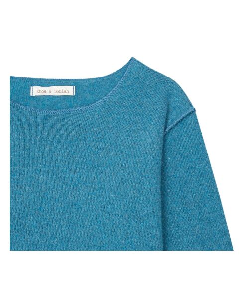 Pull Maille Poche bleu