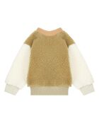 Sweat Façon Fourrure Bicolore Joe camel