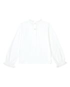 T-Shirt Col Dentelle ecru