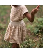 Top Maille Coton Pima Bio Iris rose pêche