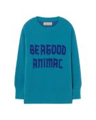 Pull Graphic Bull bleu