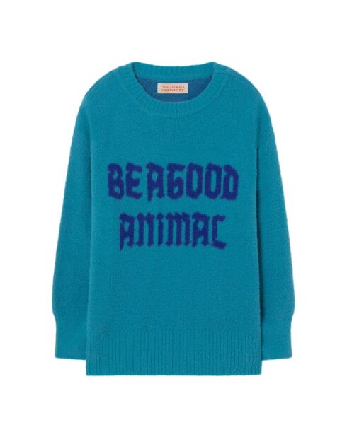 Pull Graphic Bull bleu
