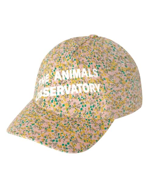 Casquette à Fleurs Hamster jaune