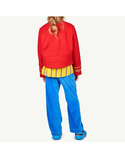 Leggings blu Camaleon in velluto