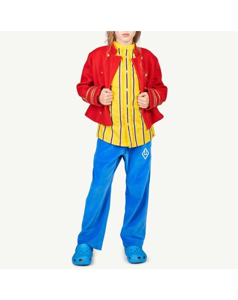 Leggings blu Camaleon in velluto