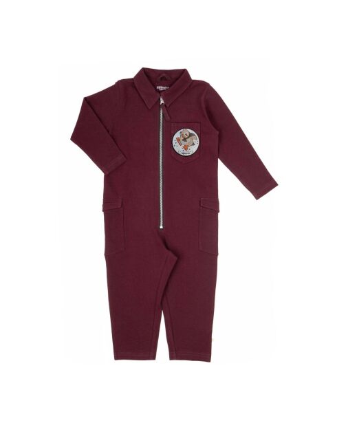Combinaison en Coton Bio E-Suit bordeaux