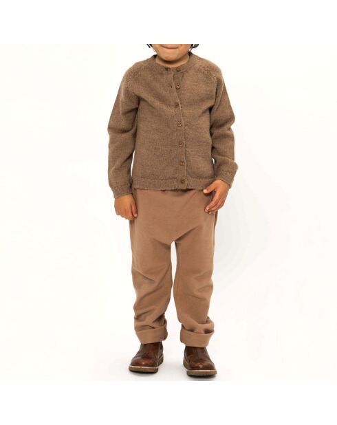 Jogger en Coton Bio Energi beige