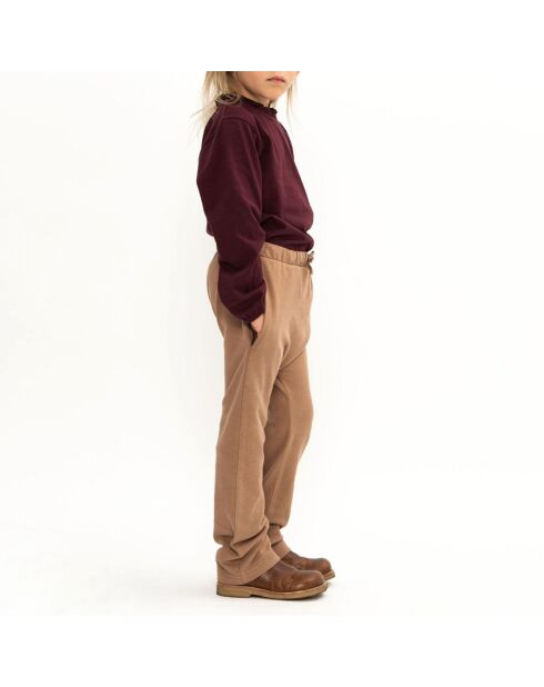 Jogger en Coton Bio Energi beige