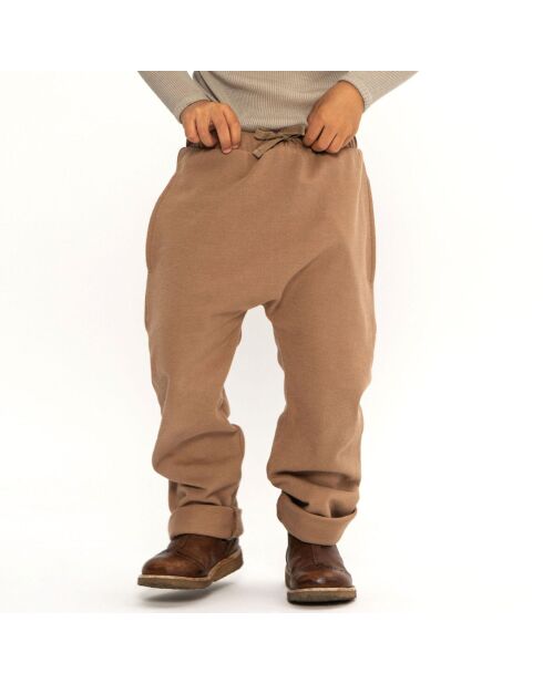Jogger en Coton Bio Energi beige