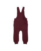 Salopette en Coton Bio Eikin bordeaux