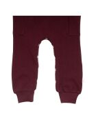 Salopette en Coton Bio Eikin bordeaux