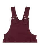 Salopette en Coton Bio Eikin bordeaux