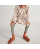 Robe Coton Bio Fleurie Edith écrue