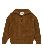 Pull en Laine Merinos mélangée Sasha camel
