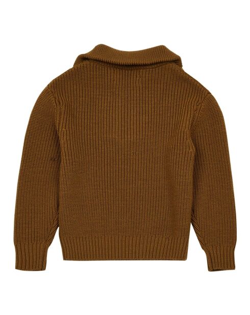 Pull en Laine Merinos mélangée Sasha camel