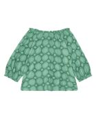 Blouse Ajourée vert argile
