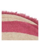 Chapeau Façon Fourrure rouge framboise