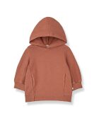 Robe à capuche Barbara terracotta