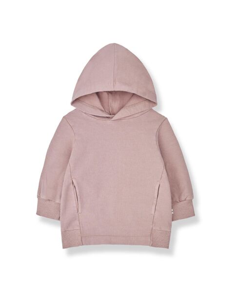 Robe à capuche Barbara rose