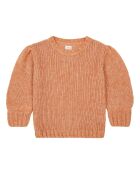 Trui van mohair in kamelenmix van wolmix