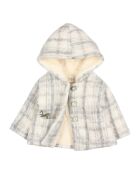 Manteau en Laine mélangée Fourré gris