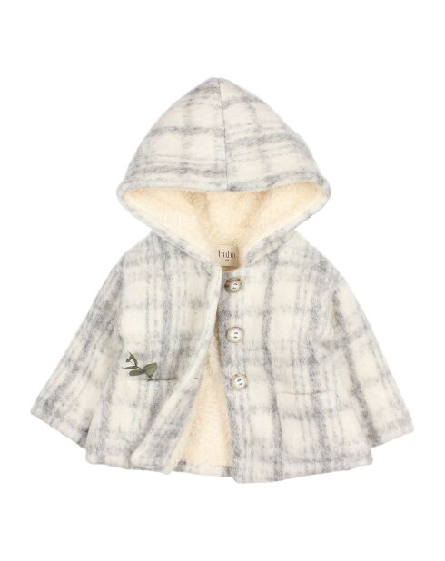 Manteau en Laine mélangée Fourré gris