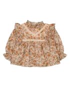 Blouse Fleurie Amande écrue