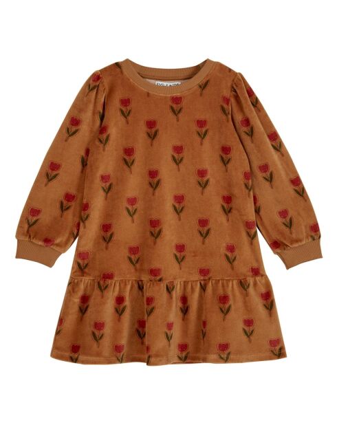 Abito in velluto Caramel Tulips