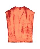 Sweat sans manches Carol Tie and Dye rouge