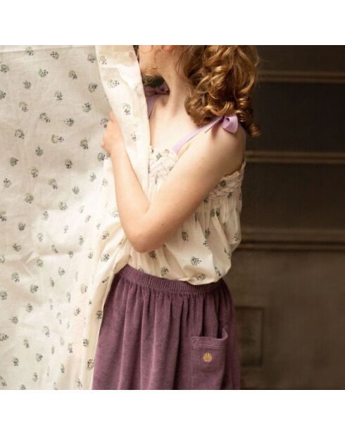 Jupe Eponge violette