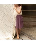 Jupe Eponge violette