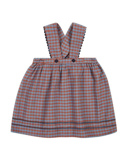 Robe à carreaux Whitebeam chocolat/bleu