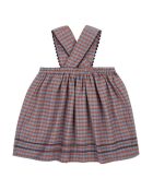 Robe à carreaux Whitebeam chocolat/bleu