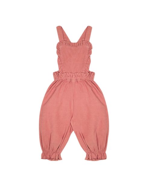 Salopette Coton Bio Felicity rose