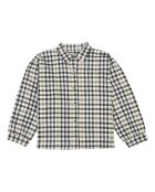 Chemise manches longues à Carreaux beige/noir