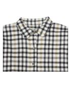 Chemise manches longues à Carreaux beige/noir