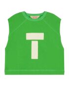 Top sans manches vert