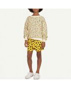 Sweat à Fleurs écru/multicolore