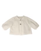 Cardigan Molleton Léger écru