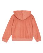 Sweat Zippé à capuche Eponge terracotta
