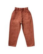 Pantalon Denim Coton Bio et Lin Vesper terracotta