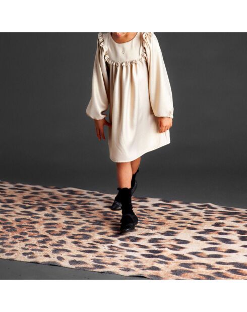 Robe à Volants écrue